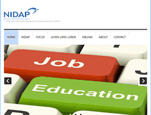 Tablet Screenshot of nidap.com